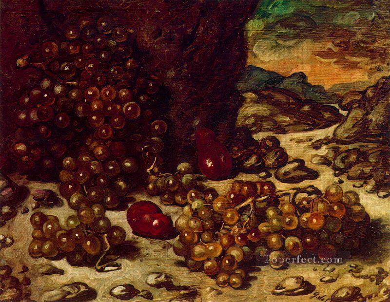 still life with rocky landscape 1942 Giorgio de Chirico Impressionist Oil Paintings